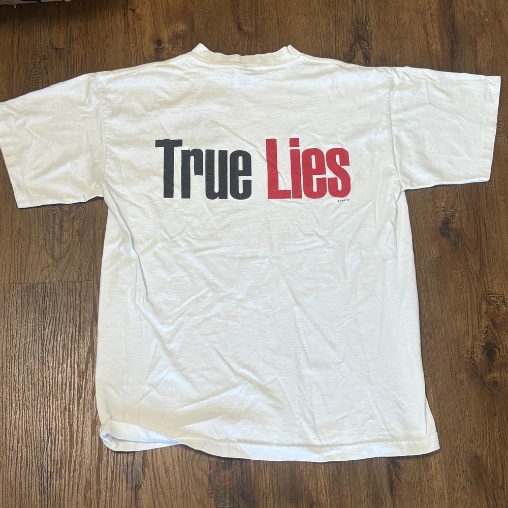 Vintage 1994 True Lies Omega Sector Movie Promo Shirt Large Single Stitch
